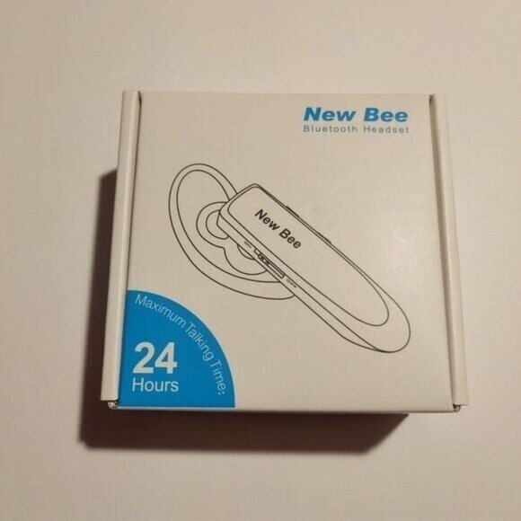 NEW BEE BLUETOOTH HEADSET W/ CASE & ACCESSORIES-NEW - Picture 1 of 3